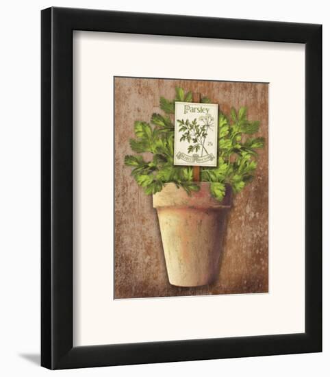 Potted Herbs III-Kate Ward Thacker-Framed Art Print
