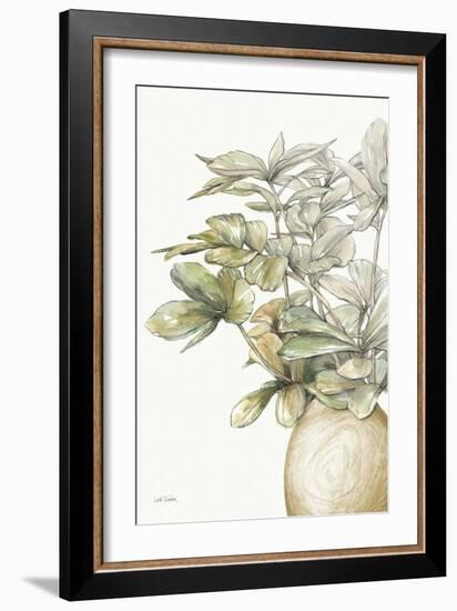 Potted Leaves II-Leslie Trimbach-Framed Art Print