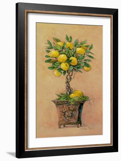 Potted Lemons-Barbara Mock-Framed Giclee Print