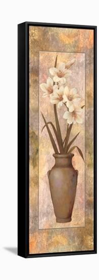 Potted Lilly Panel-TC Chiu-Framed Stretched Canvas