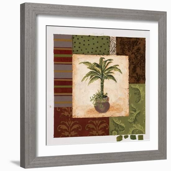 Potted Palm II-Pamela Desgrosellier-Framed Art Print