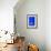 Potted Plants and Bright Blue Paintwork-Matthew Williams-Ellis-Framed Photographic Print displayed on a wall