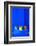 Potted Plants and Bright Blue Paintwork-Matthew Williams-Ellis-Framed Photographic Print