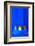 Potted Plants and Bright Blue Paintwork-Matthew Williams-Ellis-Framed Photographic Print