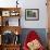 Potted Plants Decorate a Patio in Tuscany, Petroio, Italy-Dennis Flaherty-Framed Photographic Print displayed on a wall