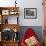 Potted Plants Decorate a Patio in Tuscany, Petroio, Italy-Dennis Flaherty-Framed Photographic Print displayed on a wall