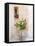 Potted plants outside the Sassi houses.-Julie Eggers-Framed Premier Image Canvas