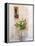 Potted plants outside the Sassi houses.-Julie Eggers-Framed Premier Image Canvas