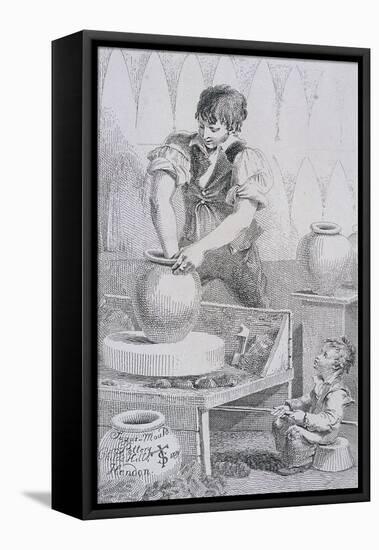 Potter at Work, Cries of London, C1819-John Thomas Smith-Framed Premier Image Canvas