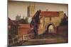 Potter Gate, Lincoln, (1800-184), 1937-Peter De Wint-Mounted Giclee Print