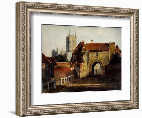 Potter Gate, Lincolnshire-Peter De Wint-Framed Giclee Print