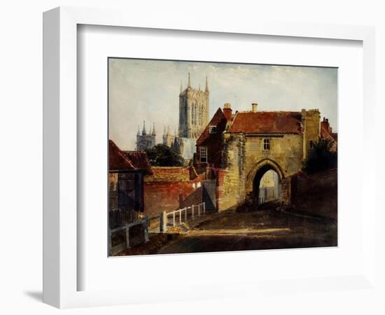 Potter Gate, Lincolnshire-Peter De Wint-Framed Giclee Print