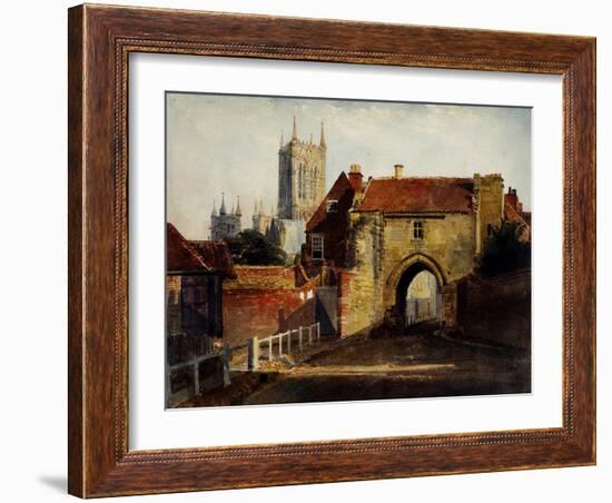 Potter Gate, Lincolnshire-Peter De Wint-Framed Giclee Print