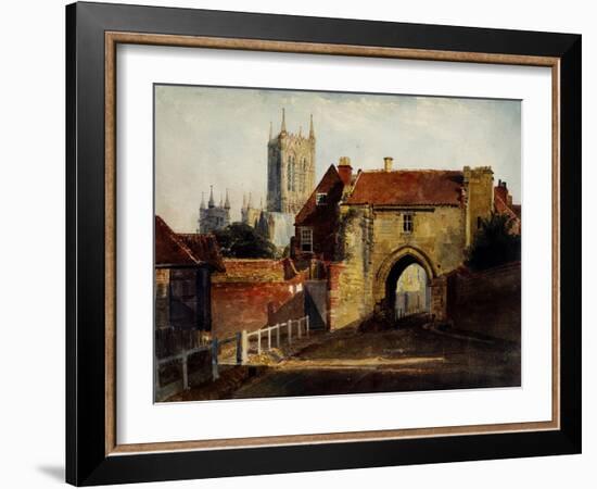 Potter Gate, Lincolnshire-Peter De Wint-Framed Giclee Print