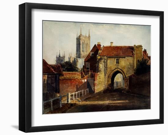 Potter Gate, Lincolnshire-Peter De Wint-Framed Giclee Print