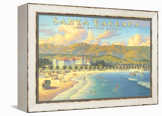 Potter Hotel Santa Barbara-Kerne Erickson-Framed Stretched Canvas