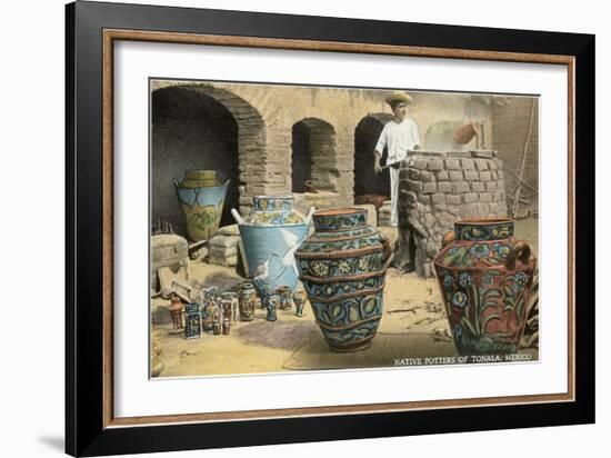 Potters of Tonala, Mexico-null-Framed Art Print