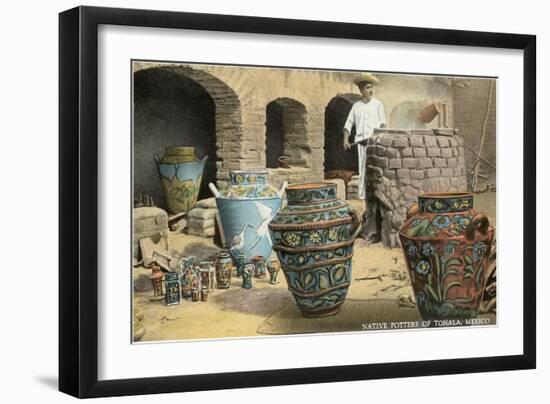 Potters of Tonala, Mexico-null-Framed Art Print