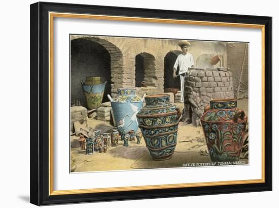 Potters of Tonala, Mexico-null-Framed Art Print