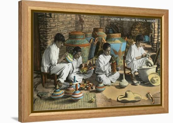 Potters of Tonala, Mexico-null-Framed Stretched Canvas