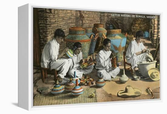 Potters of Tonala, Mexico-null-Framed Stretched Canvas