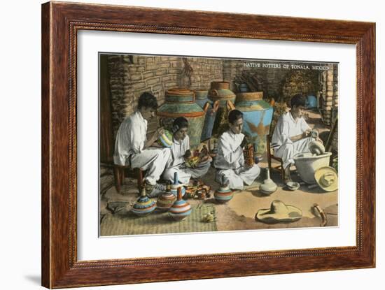 Potters of Tonala, Mexico-null-Framed Art Print