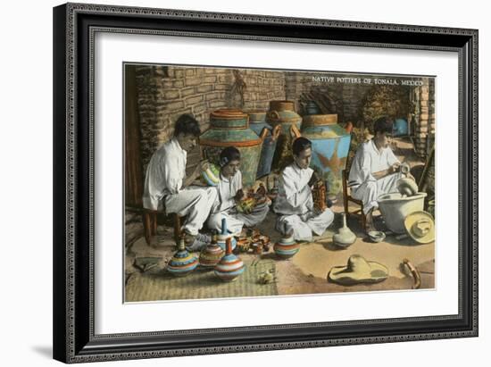 Potters of Tonala, Mexico-null-Framed Art Print