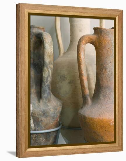 Pottery at the Naval History Museum, Constanta, Romania-Russell Young-Framed Premier Image Canvas