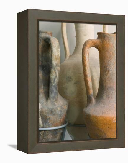 Pottery at the Naval History Museum, Constanta, Romania-Russell Young-Framed Premier Image Canvas