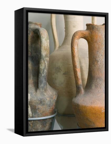 Pottery at the Naval History Museum, Constanta, Romania-Russell Young-Framed Premier Image Canvas