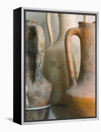 Pottery at the Naval History Museum, Constanta, Romania-Russell Young-Framed Premier Image Canvas