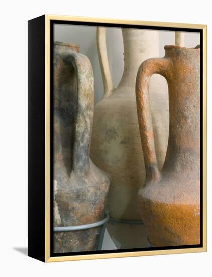 Pottery at the Naval History Museum, Constanta, Romania-Russell Young-Framed Premier Image Canvas