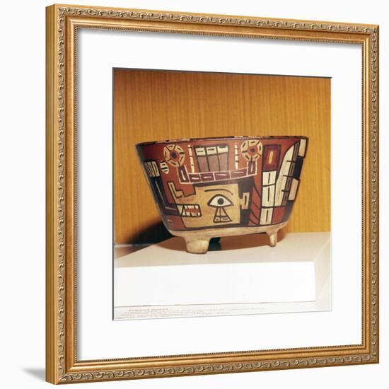 Pottery Bowl from Tiahuanaco Culture, Peru, 600-1000-Unknown-Framed Giclee Print