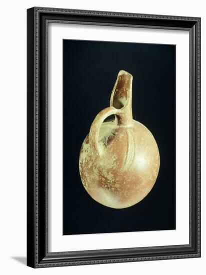 Pottery Brocca Jug with a Single Handle from Anatolia-null-Framed Giclee Print