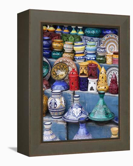 Pottery, Essaouira, Morocco-William Sutton-Framed Premier Image Canvas