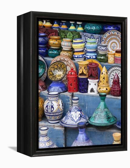 Pottery, Essaouira, Morocco-William Sutton-Framed Premier Image Canvas