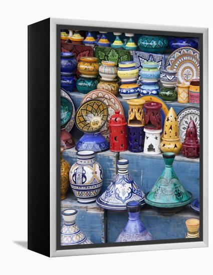 Pottery, Essaouira, Morocco-William Sutton-Framed Premier Image Canvas