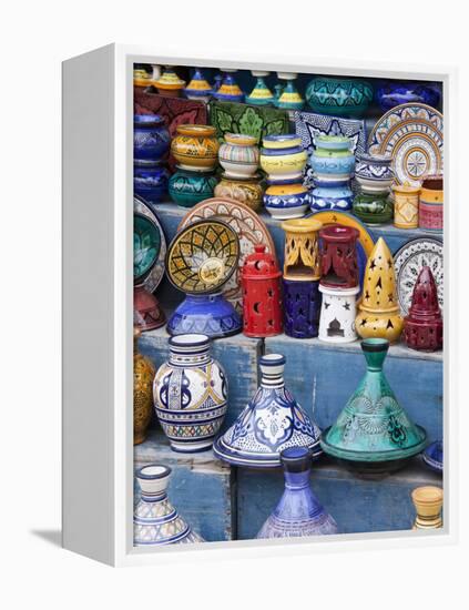 Pottery, Essaouira, Morocco-William Sutton-Framed Premier Image Canvas