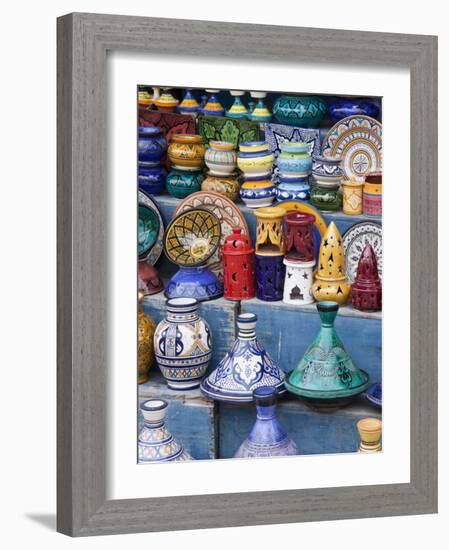 Pottery, Essaouira, Morocco-William Sutton-Framed Photographic Print