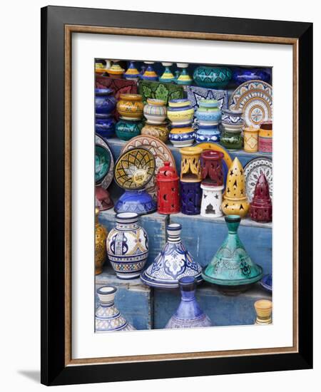 Pottery, Essaouira, Morocco-William Sutton-Framed Photographic Print