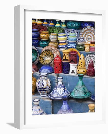 Pottery, Essaouira, Morocco-William Sutton-Framed Photographic Print