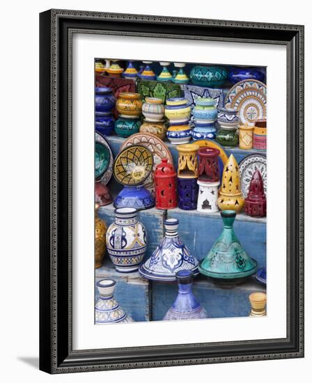 Pottery, Essaouira, Morocco-William Sutton-Framed Photographic Print