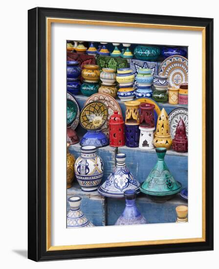 Pottery, Essaouira, Morocco-William Sutton-Framed Photographic Print
