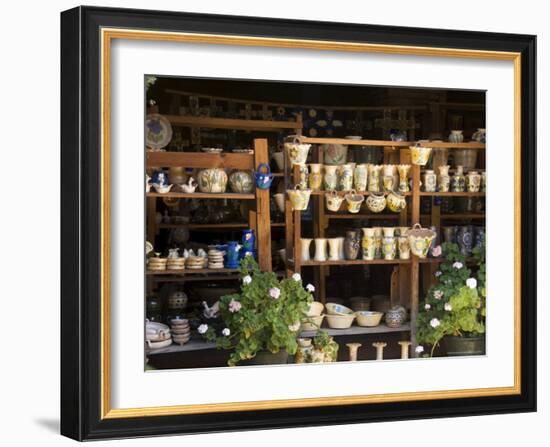 Pottery for Sale, Oaxaca, Mexico, North America-R H Productions-Framed Photographic Print