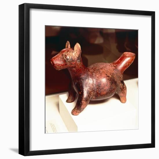 Pottery vessel of Ancient breed of Mexican dog, Colima Culture, Mexico, 300-900-Unknown-Framed Giclee Print