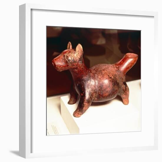 Pottery vessel of Ancient breed of Mexican dog, Colima Culture, Mexico, 300-900-Unknown-Framed Giclee Print