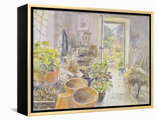 Potting Shed at La Forge De Buffon-Tim Scott Bolton-Framed Premier Image Canvas