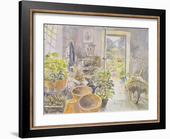 Potting Shed at La Forge De Buffon-Tim Scott Bolton-Framed Giclee Print