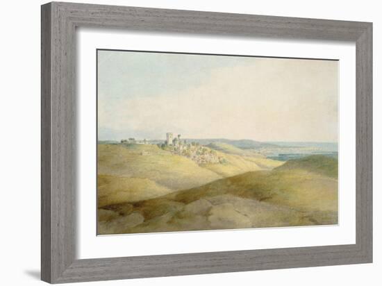 Pough Hill, Near Bude, Cornwall-Francis Towne-Framed Giclee Print