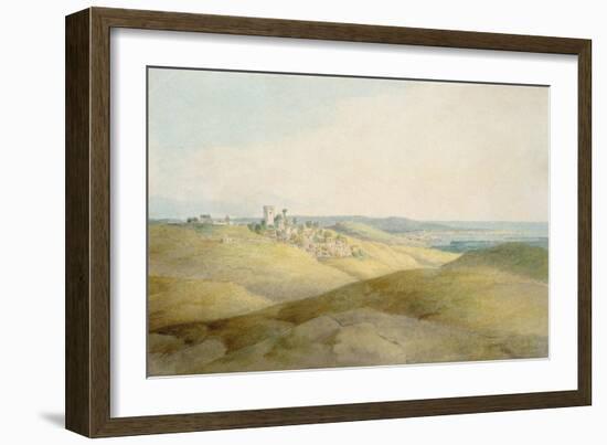 Pough Hill, Near Bude, Cornwall-Francis Towne-Framed Giclee Print